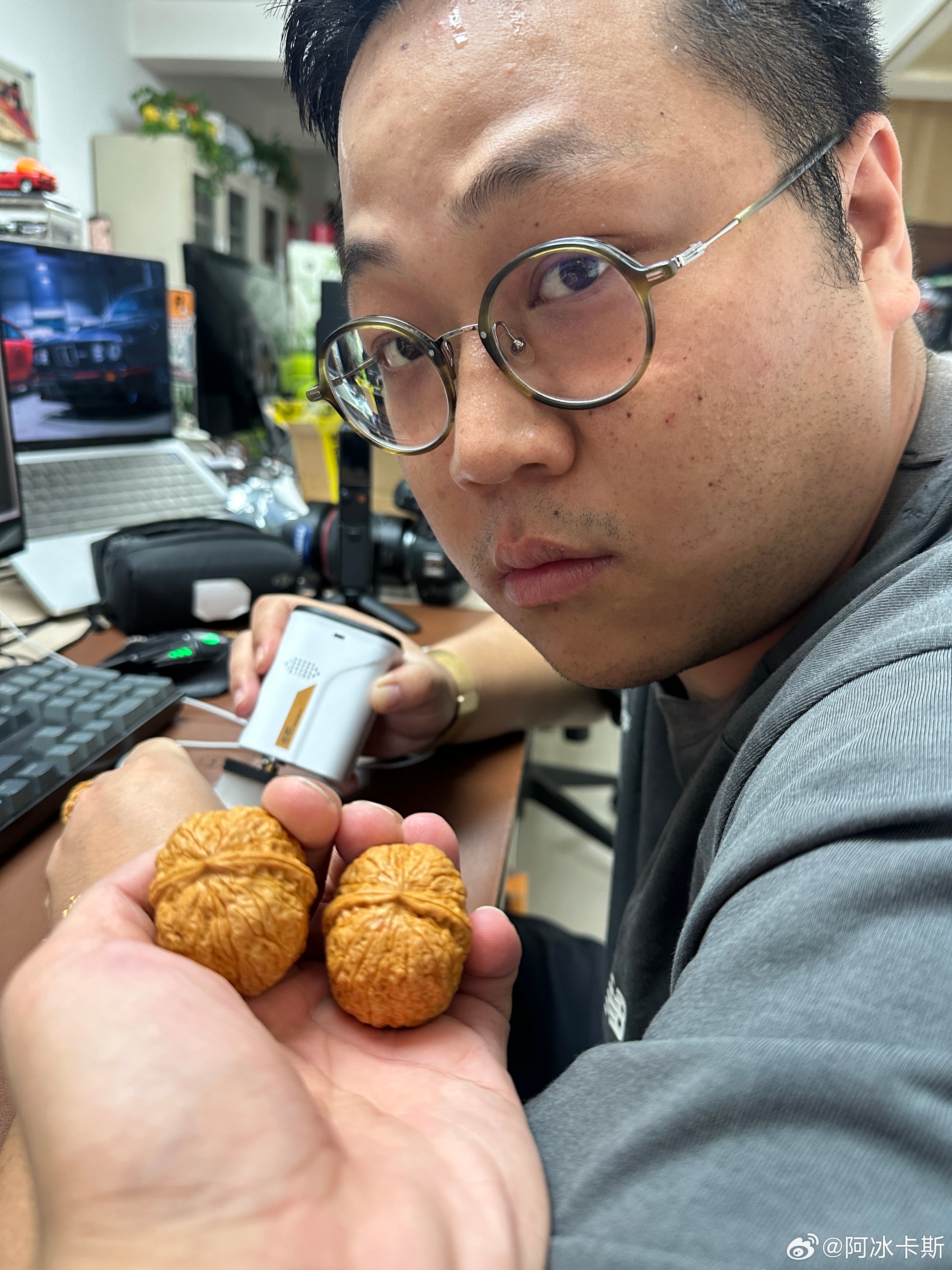 嘿！一进门我三哥又给我个惊喜！又来一对～感谢大哥！  ​​​