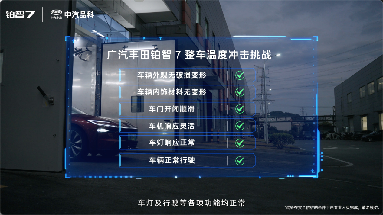 丰田铂智7定档3月29日上市电车安全，到底看什么？中汽中心给铂智7做的这组测试，