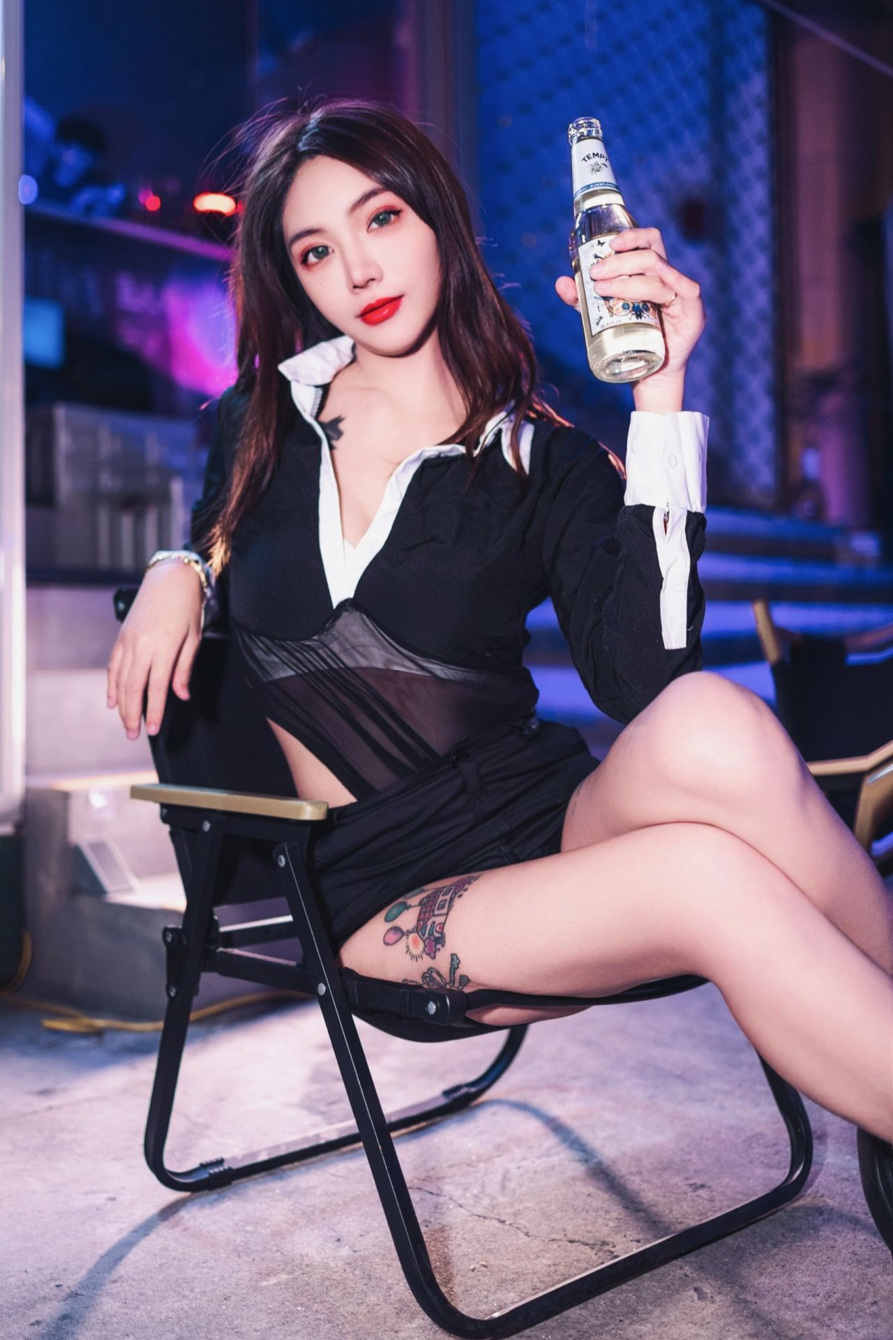 就喝一杯冰啤酒不能再多了 🍺​