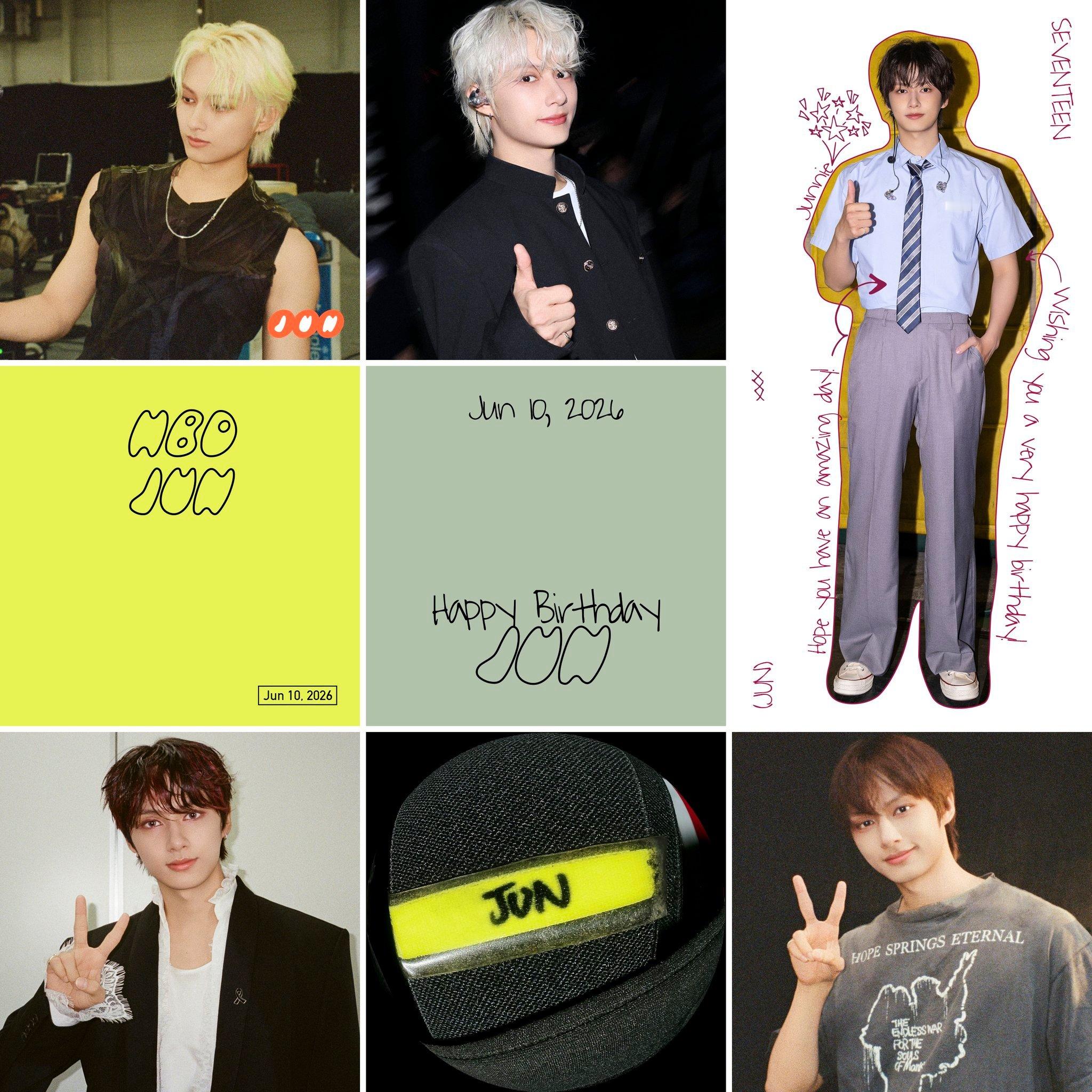 文俊辉0610生日快乐 wvs 20260610 Happy JUN's Day