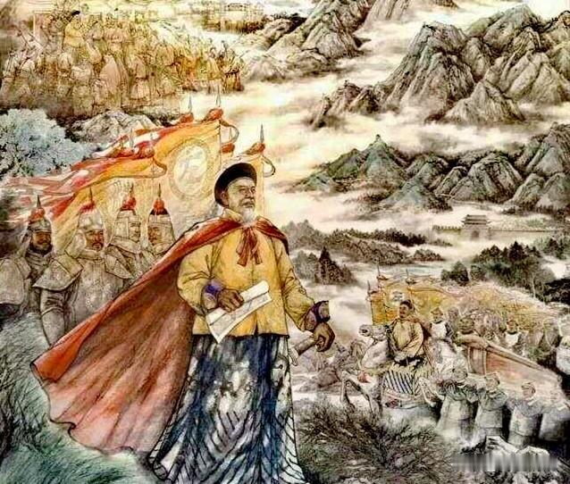 1872年收复西宁之后，左宗棠在兰州设局屯粮，兴修水利，设兵工厂，自造火炮。
