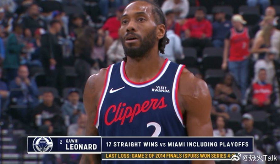 伦纳德单节15分，热火没人能防住他，硬解能力太强了热火vs快船 ​​​