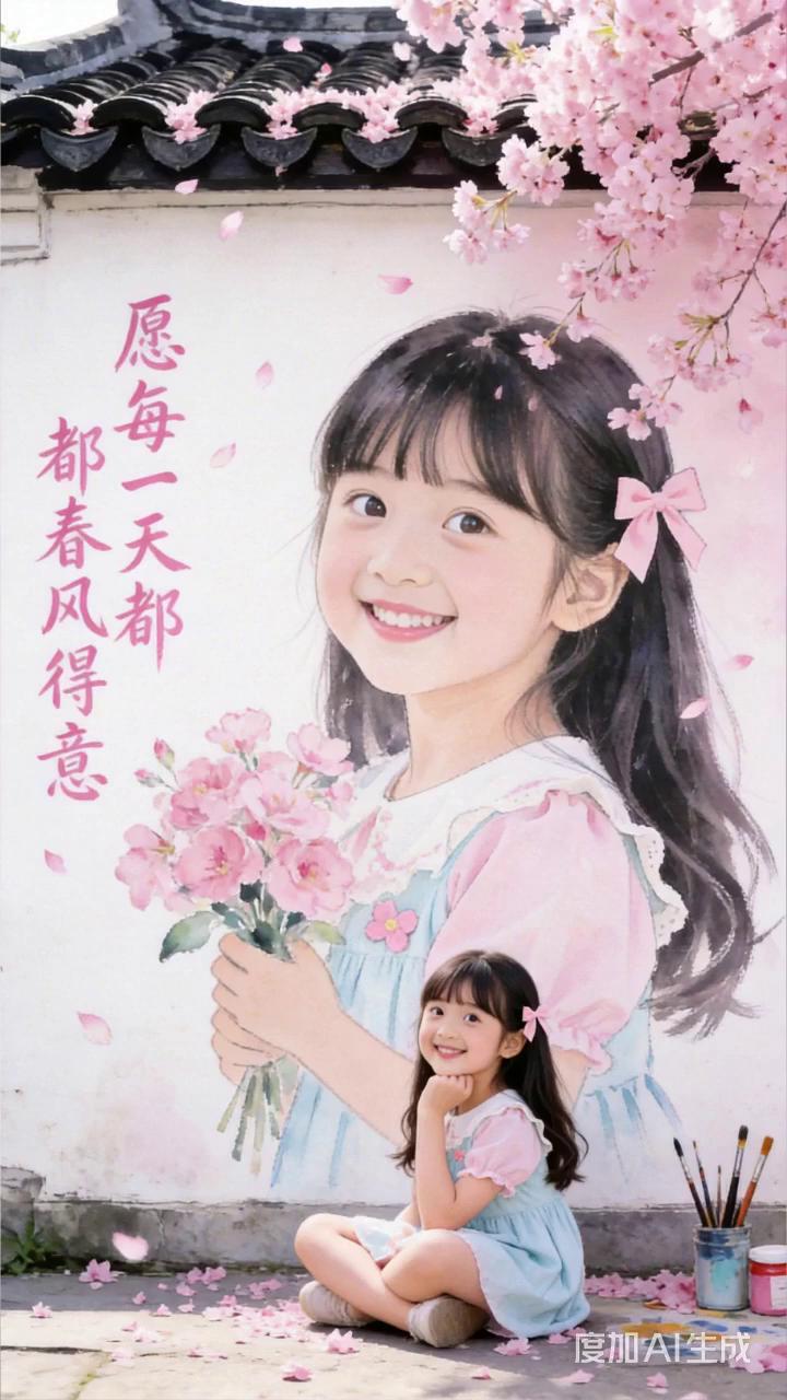 你好，春天。都春风得意，不负好时光。