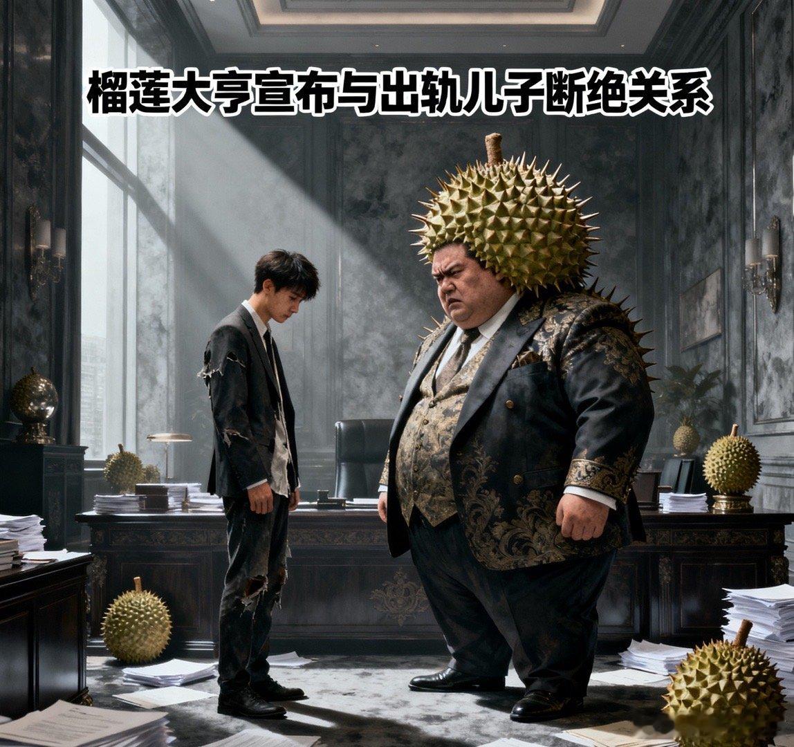 挖槽！！榴莲大亨这操作比榴莲壳还扎心啊哈哈，从悬赏揍人到没收资产给孙女，一套组合