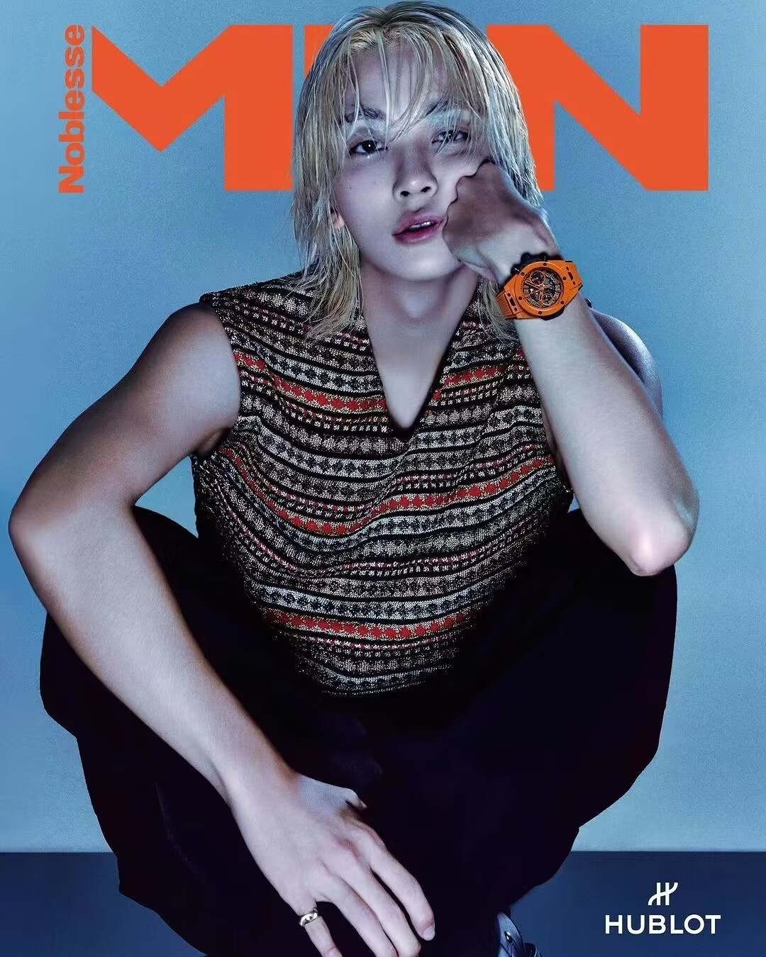 尹净汉《Mennobless》 9月刊封面，尹净汉的脸真的很牛逼。 ​​​