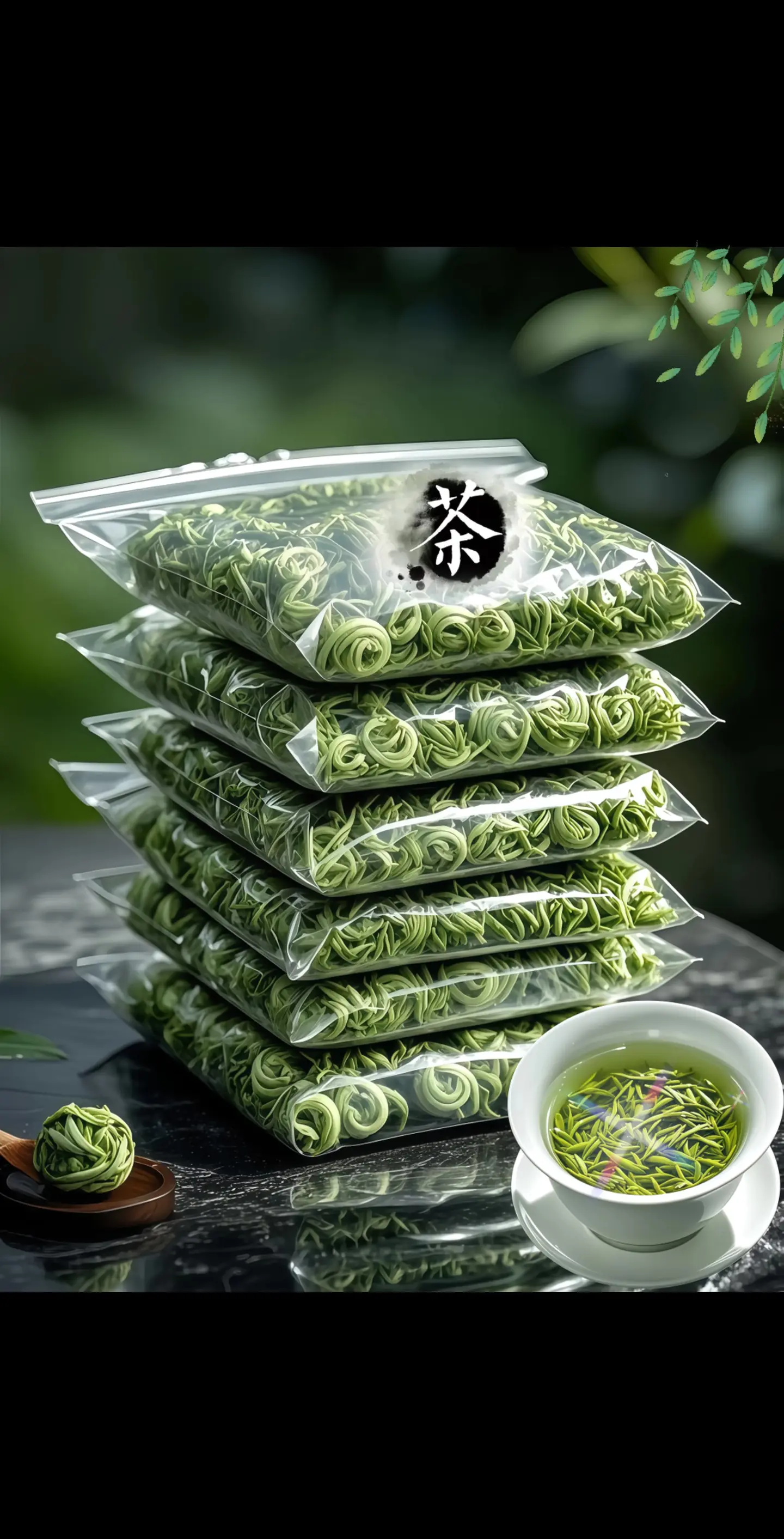 正宗贵州都匀毛尖绿茶春茶新茶上市啦！春日，都匀的茶山云雾缭绕，鲜嫩的茶...