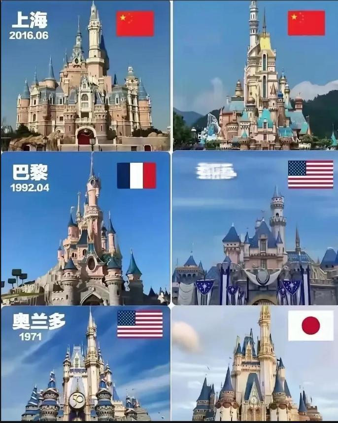 很多人认为迪士尼那么有钱怎么也该开遍全世界，然而实际上在全球范围内迪士尼只敢开6