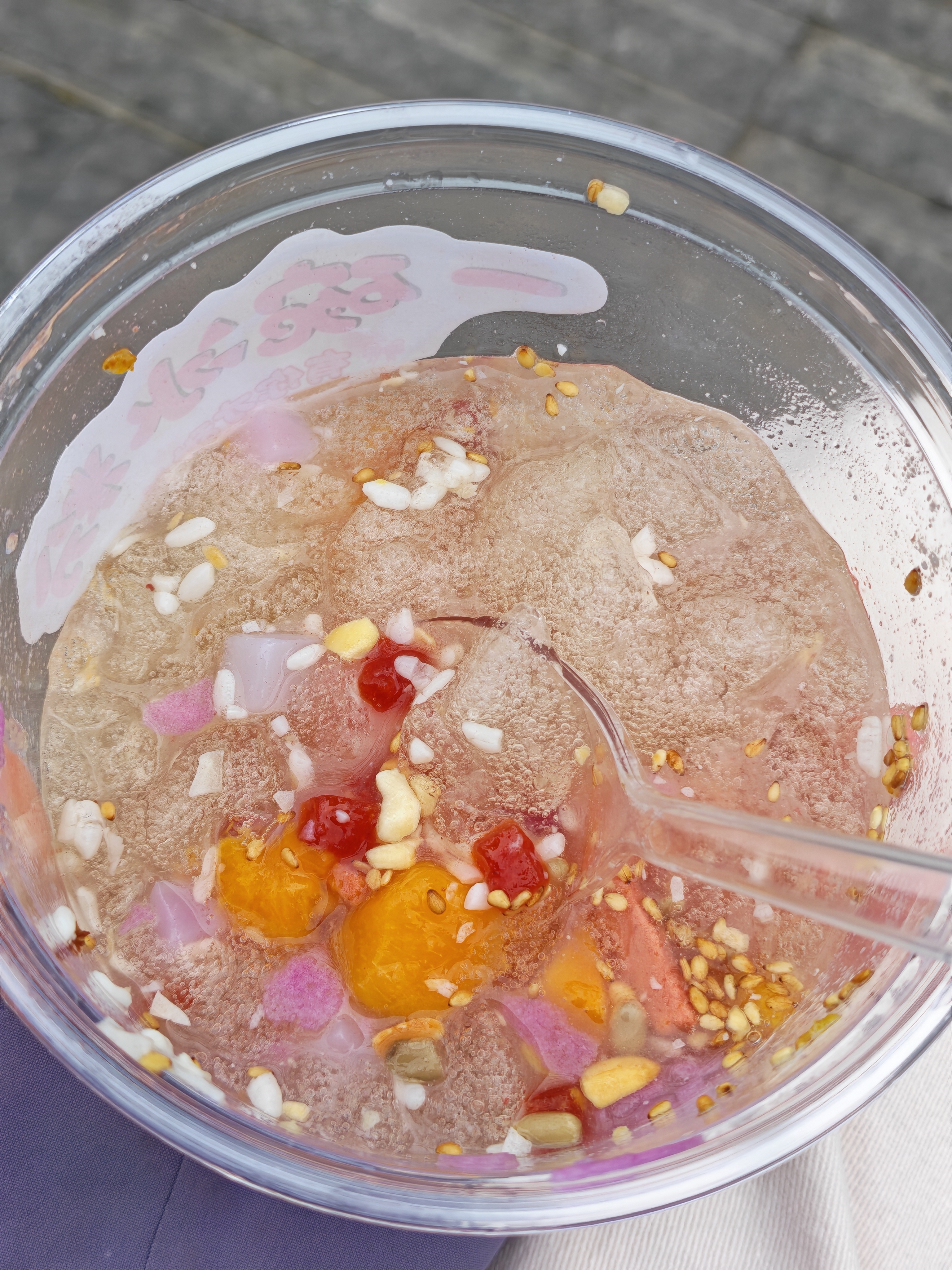 大早上先来一份香香甜甜的冰粉