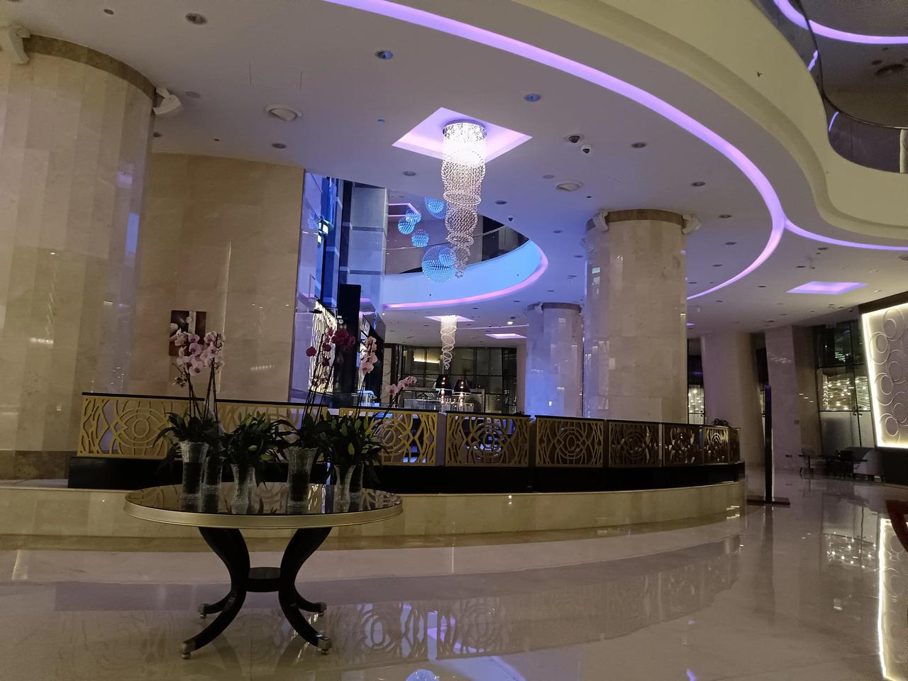 从酒店看外面的多哈