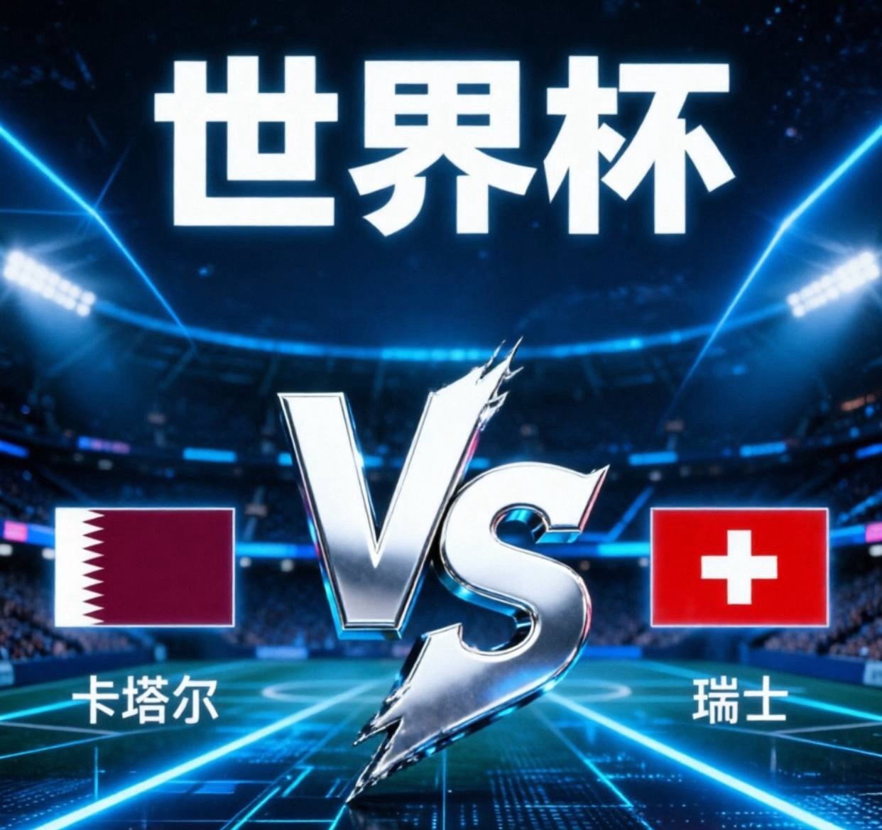 世界杯 03:00  卡塔尔🇶🇦vs瑞士🇨🇭开球：瑞士方向：让胜比分：0