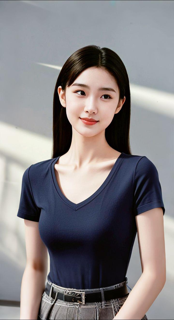 AI扩图 AI优雅凝眸