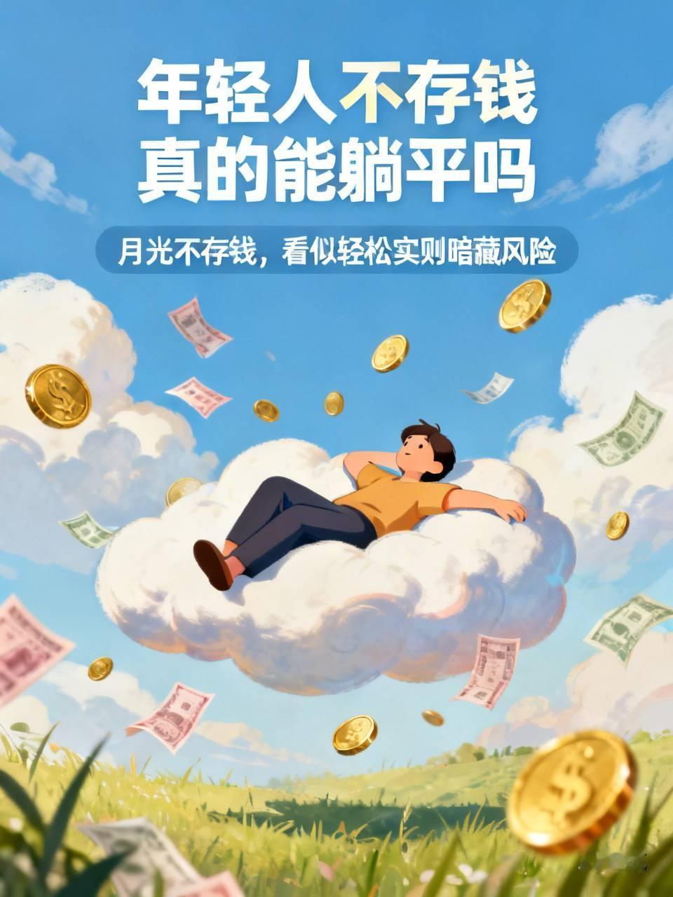 现在越来越多年轻人反感内卷，不想加班拼事业、不想拼命攒钱，只想轻轻松松过日子。随