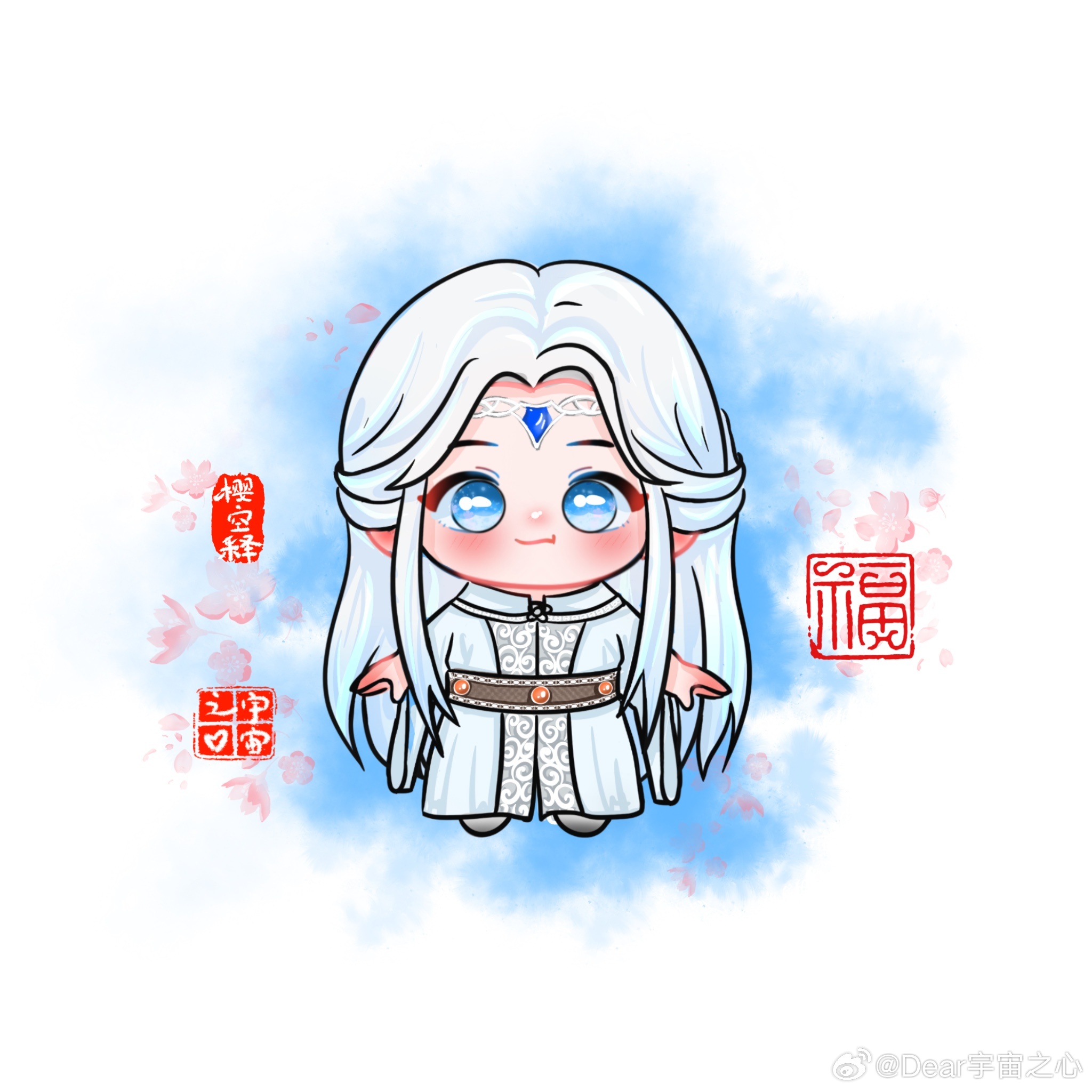 马天宇马天宇712生日快乐 马天宇幻城  马天宇樱空释，超级可爱的樱花宝宝小Q版