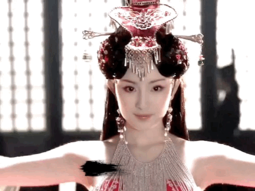 杨幂的古装造型，这发型太方了吧！怎样才能保持杨幂一样的身材杨幂