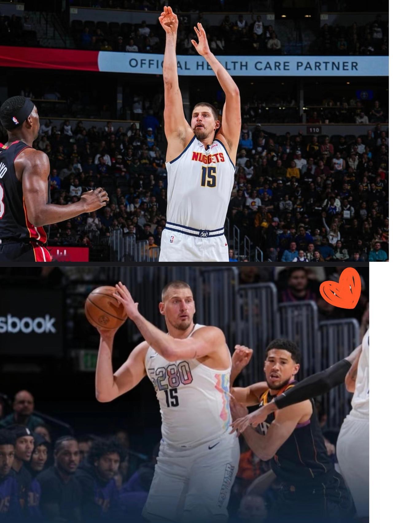 约基奇这哪是内线巨兽，
分明是“得分机器”成精了！
33分34秒狂轰55分12篮