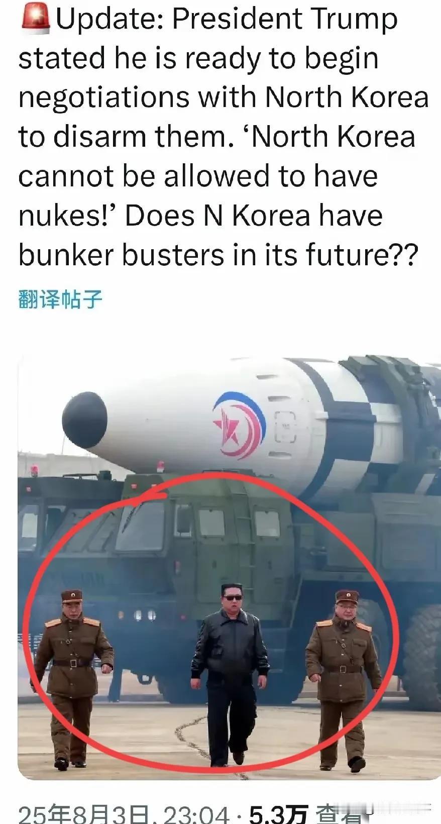 没救了，特朗普又在异想天开？

8月3日，特朗普表示，他将要和朝鲜谈判，让朝鲜放