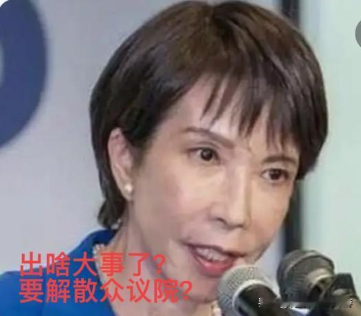 这是出啥什么大事儿了？高市早苗要解散日本众议院

1月19日，日本首相高市早苗在
