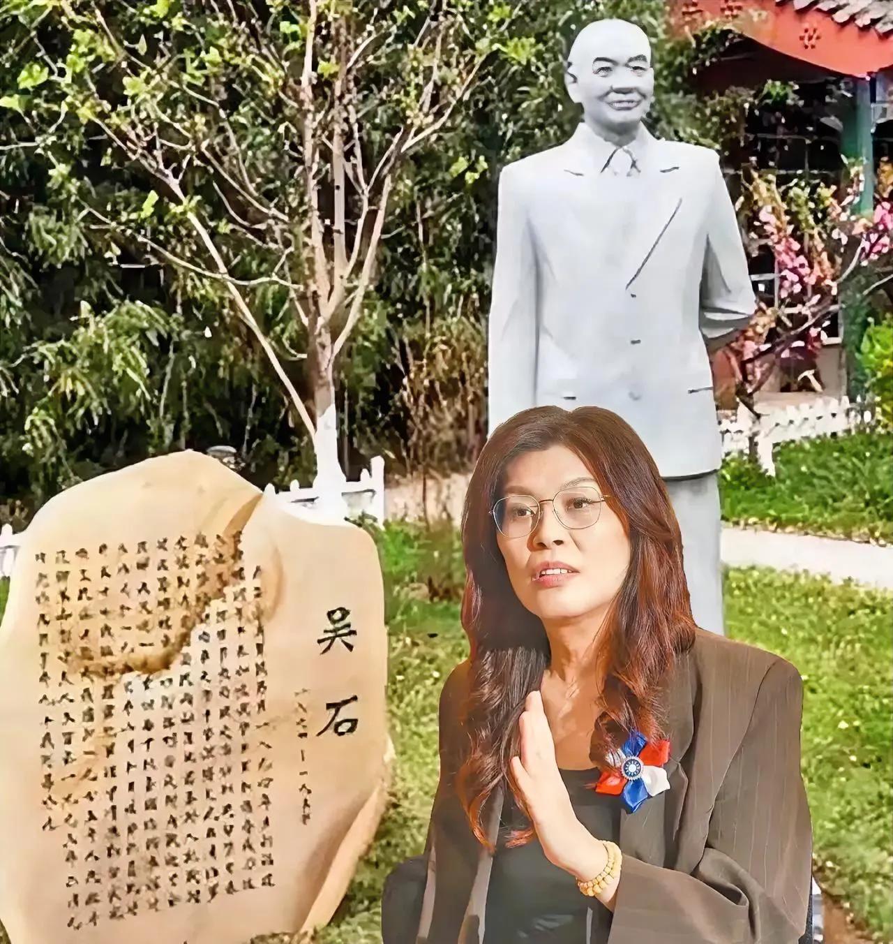 看到这张照片，
你什么也不用说，
你不得不给国民党主席郑丽文点个大大的赞。