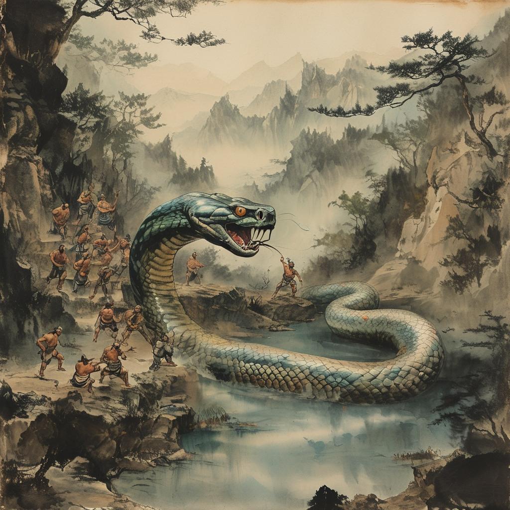 中国历史之四十九……九头蛇。

话说大禹治水那会儿，不仅要跟洪水“死磕”，还得应