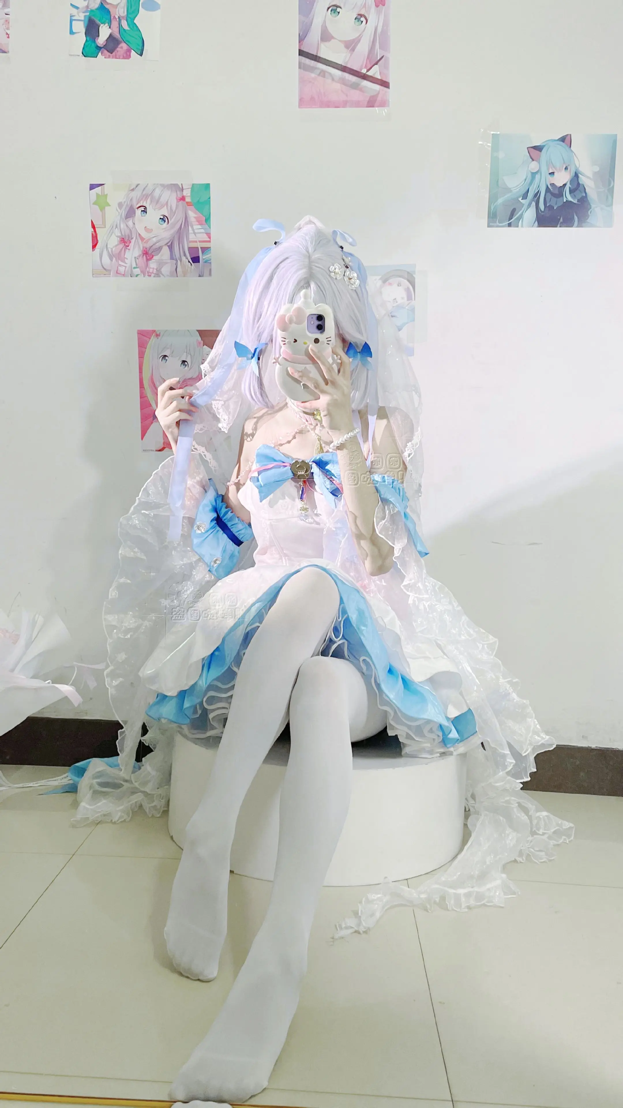 神里绫华 COS 同人 原神 COS试衣