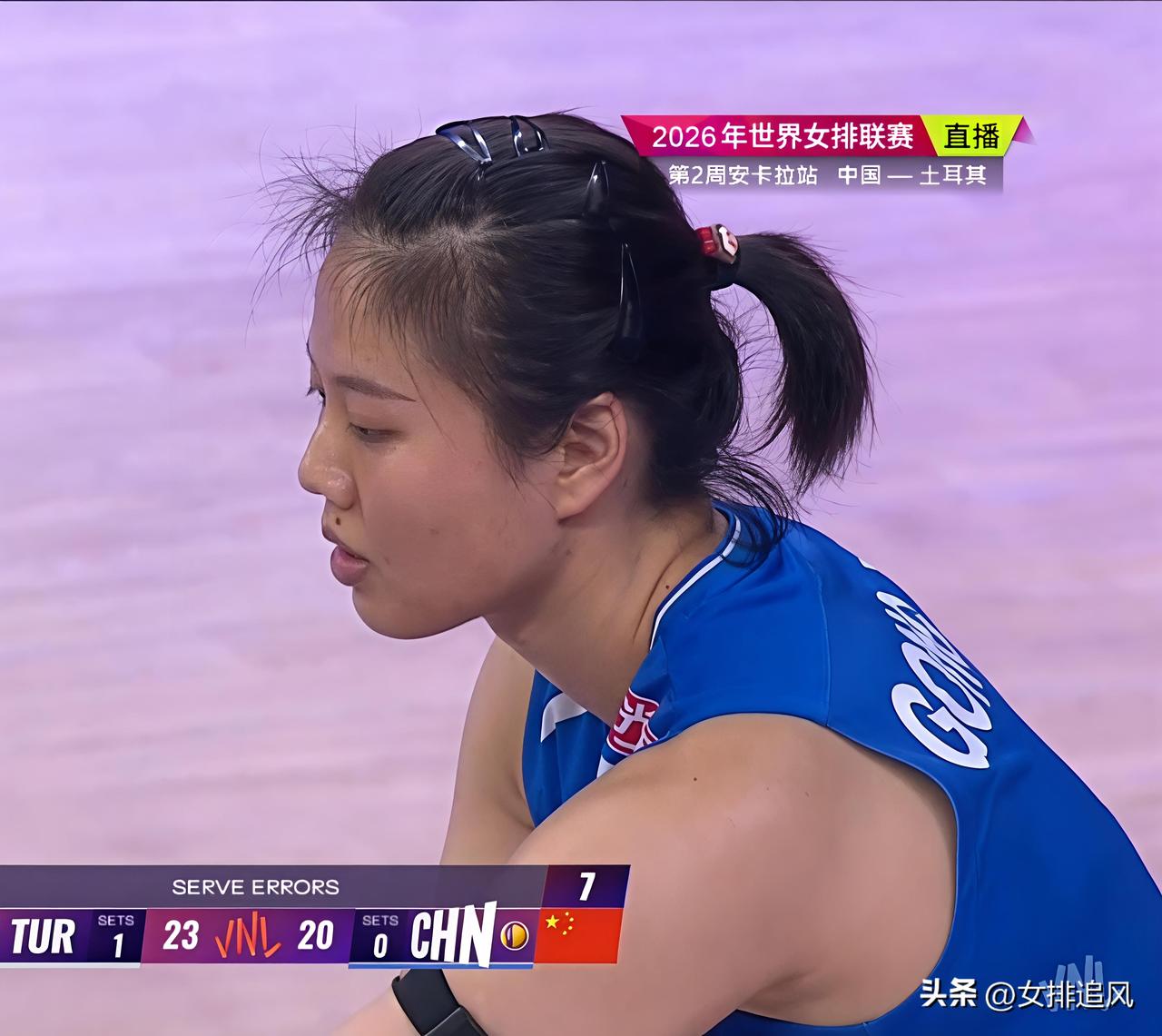 龚翔宇唐欣高光难救主，中国女排惜败土耳其
6月22日，世联赛安卡拉站迎来收尾之战