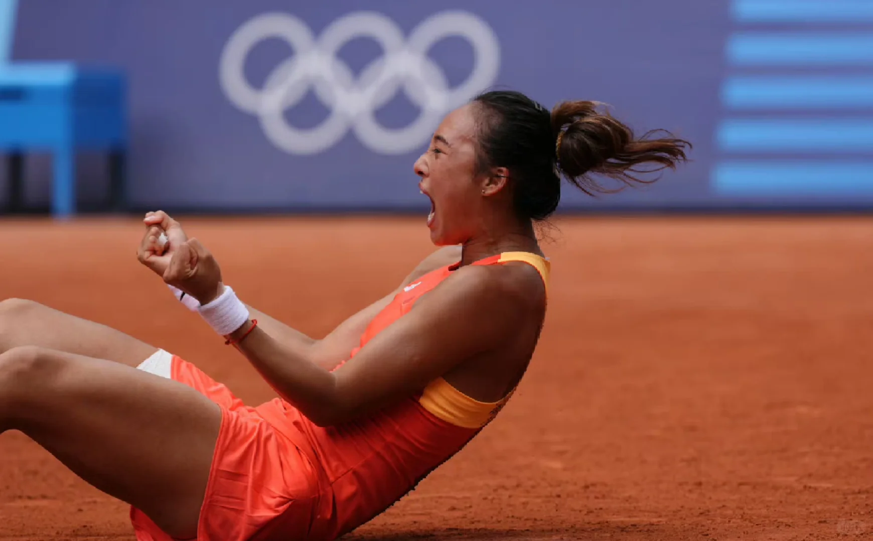 郑钦文赛后：为国而战