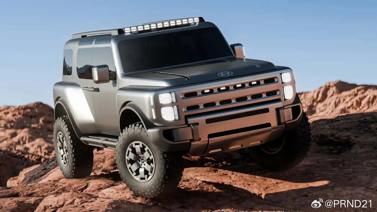 现代展出了一款Boulder概念车，预示着这个地球第三、近几年以卓越的设计风格闻