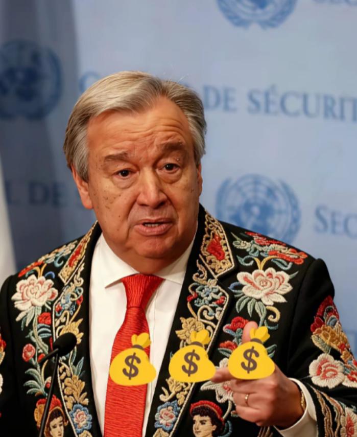 中国刚给联合国交完2025年会费，50多亿，肉疼，没想到这么多！10月初联合国又