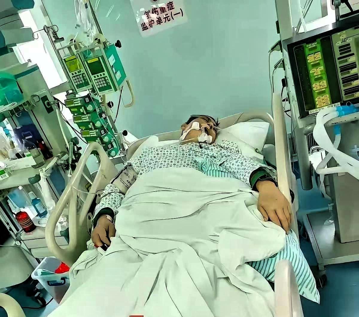 没人味了！上海，男子躺在医院的病床上，已经意识不清，生命已走到了尽头

二婚妻子