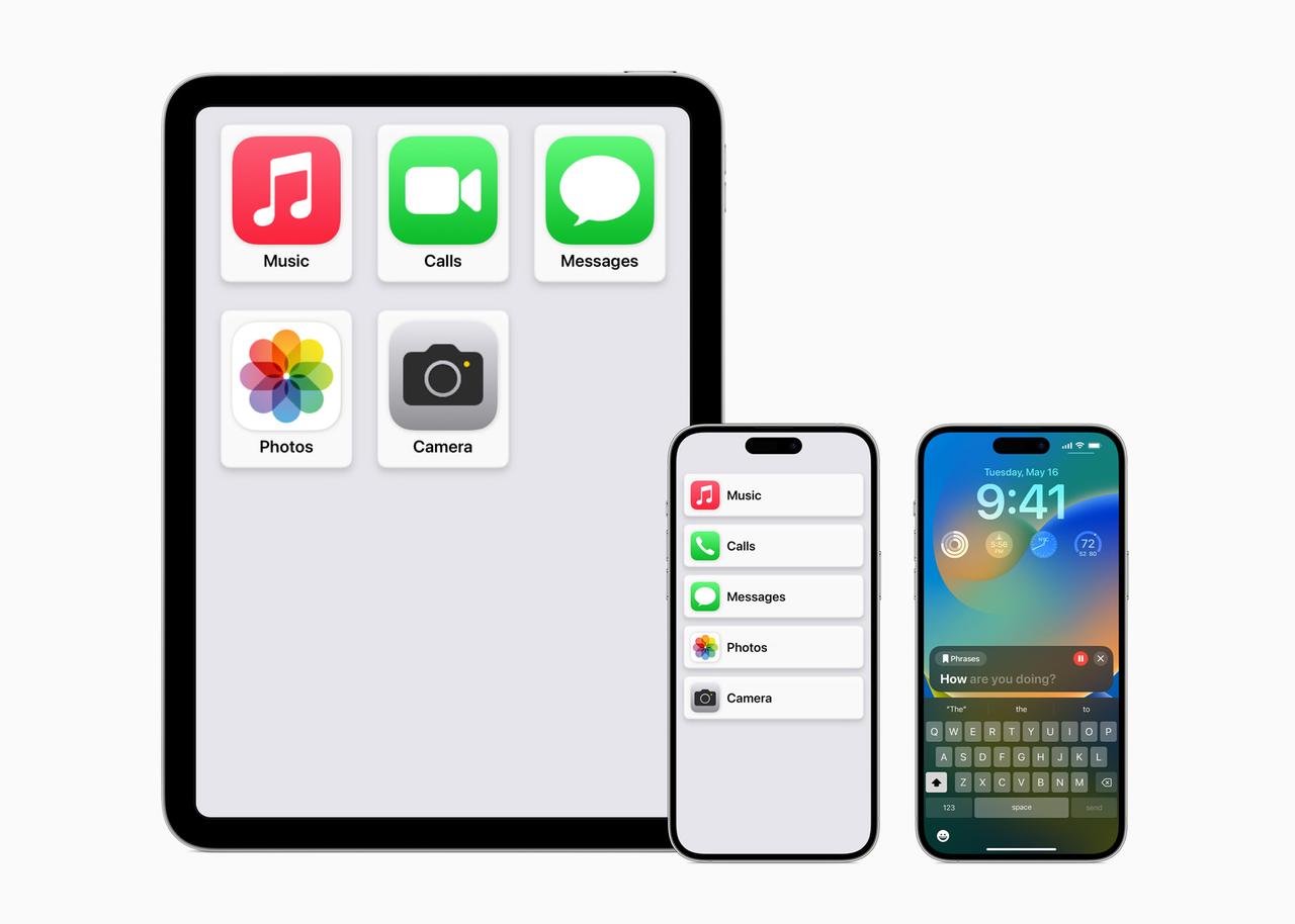 iPhone、iPad即将拥有老年人界面
Apple 为老年人添加了带有大而简单