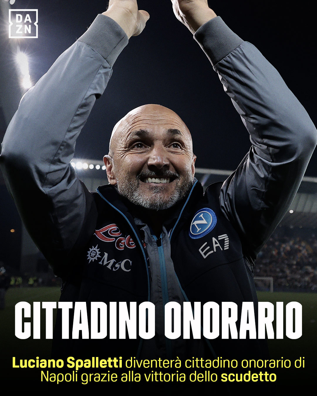 斯帕莱蒂成为那不勒斯的荣誉市民，没有给奥斯梅恩或者克瓦拉茨赫利亚，那不勒斯人知道