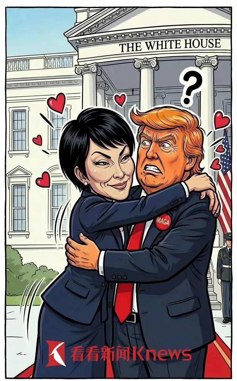 这是要搞“美人计”，还是在搞“首相外交”，一见面就直接往怀里扑，即使在开放的西方