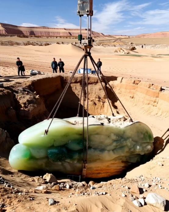 美国玉石泛滥成灾，为什么玉石只有在中国才值钱？
 
美国西部山谷里，矿主们确实在