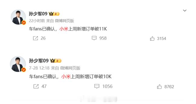 有博主发文称某新势力今年订单量约60万台，预计销售额将超过1600亿，是绝对的锁