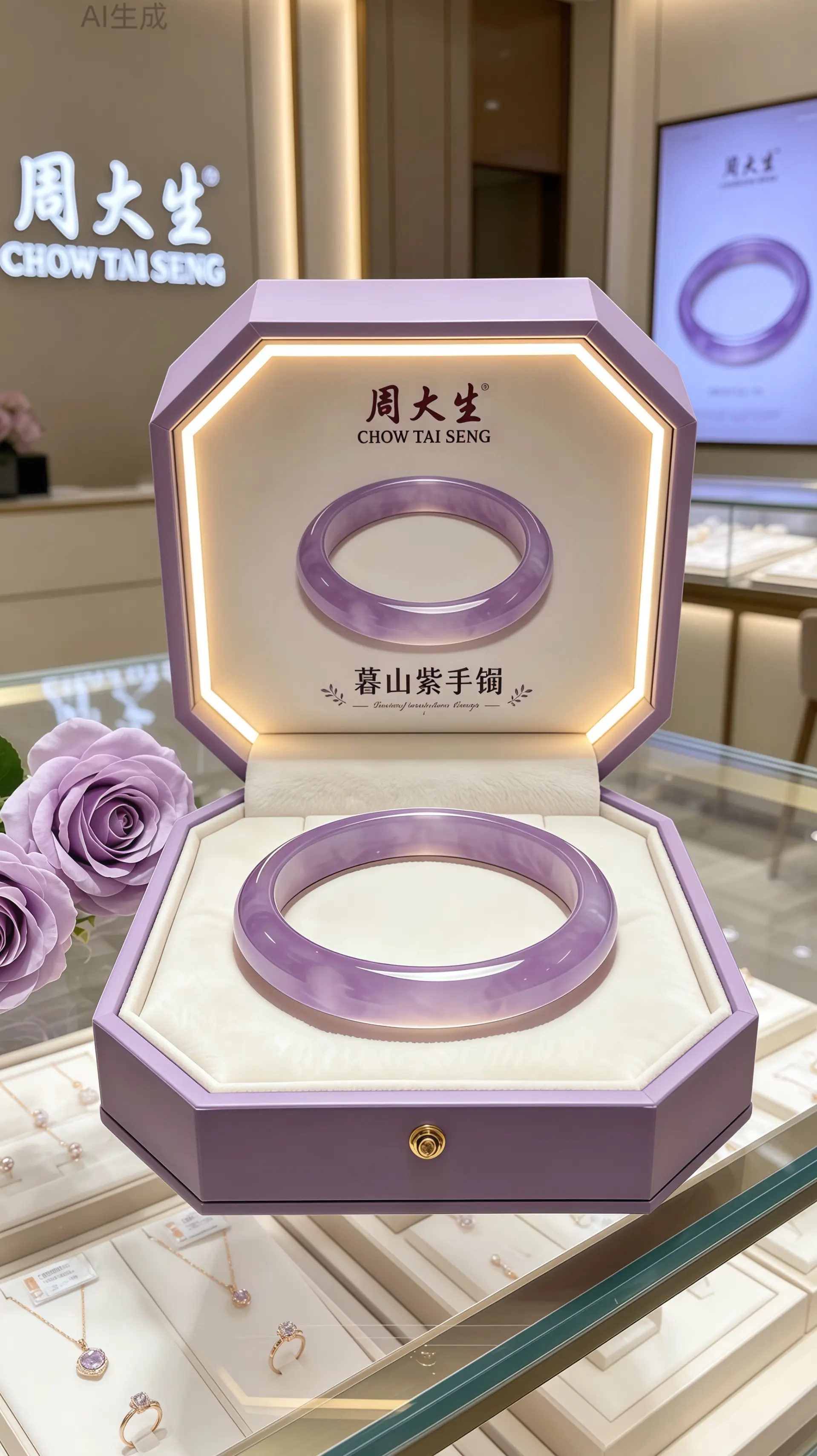 手镯 听说每个女孩子都有一个新手镯 礼物 周大生 首饰