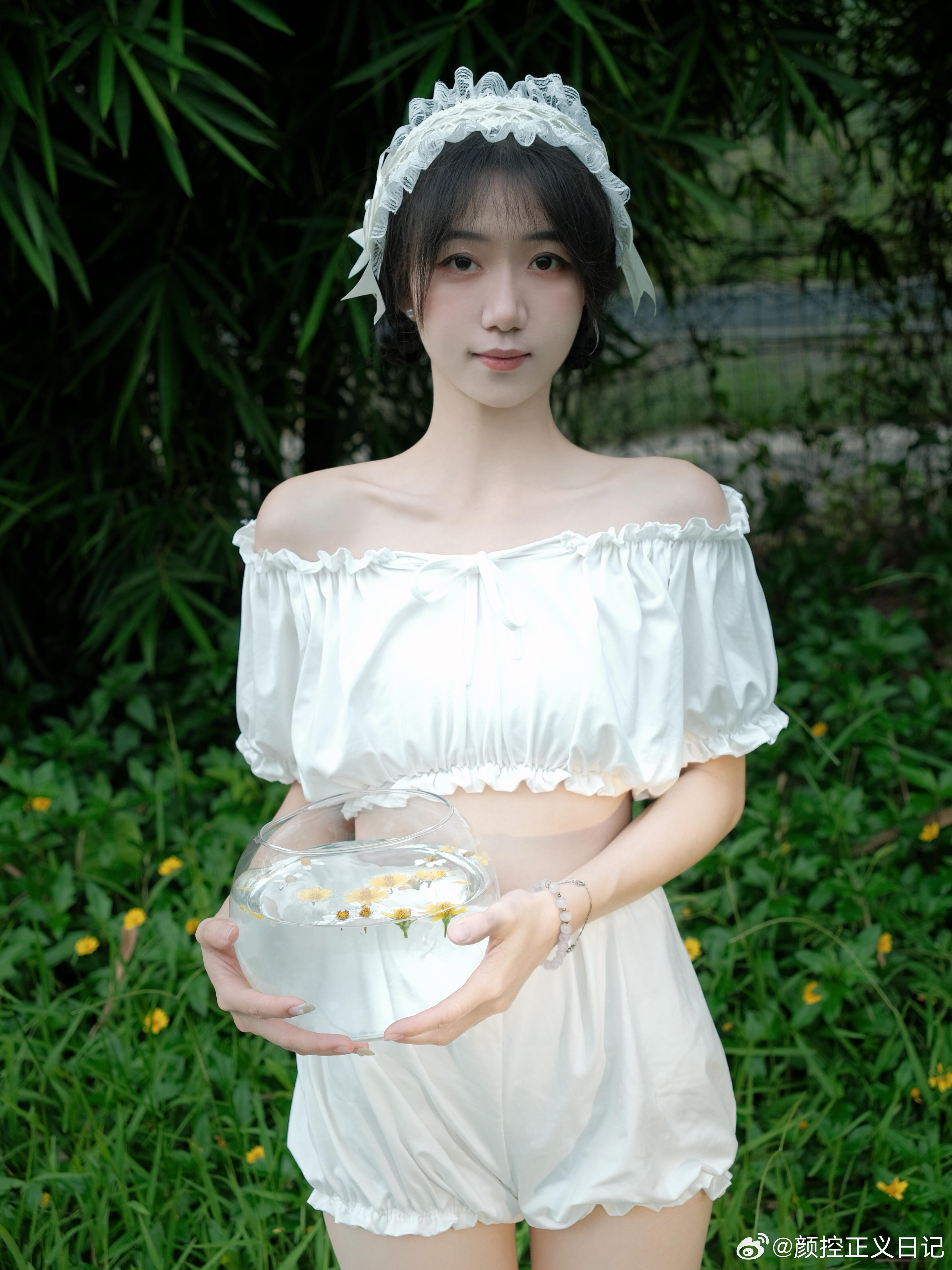 少女写真白色精灵美女绘梦长廊