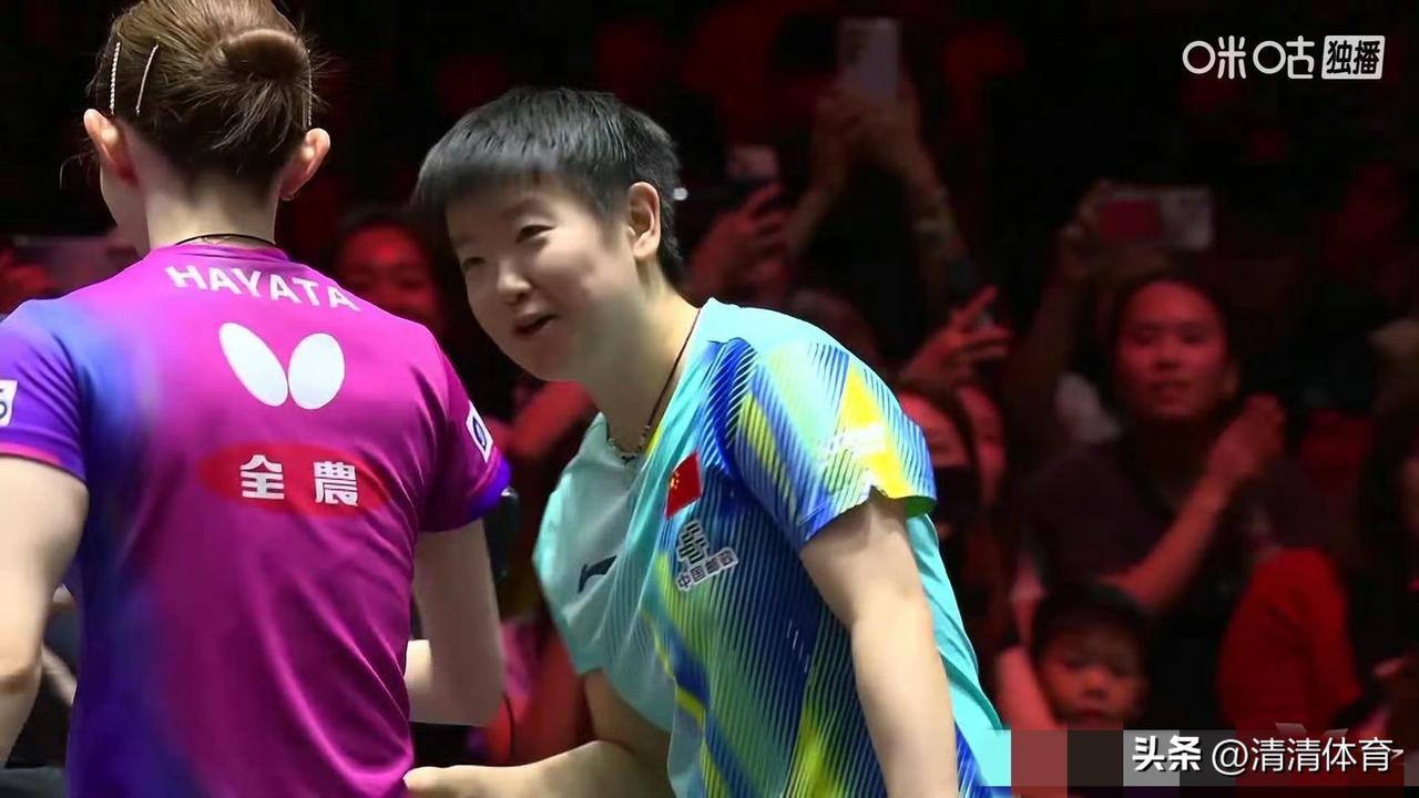 孙颖莎真的太顶了！三四局被追分，谁都捏一把汗，莎莎自己都惊了一下。但她马上调整状