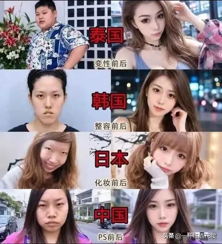 确实是这样，亚洲每个国家都有引以为傲的特长，暹罗的变性，高丽的整容，日子的化妆，