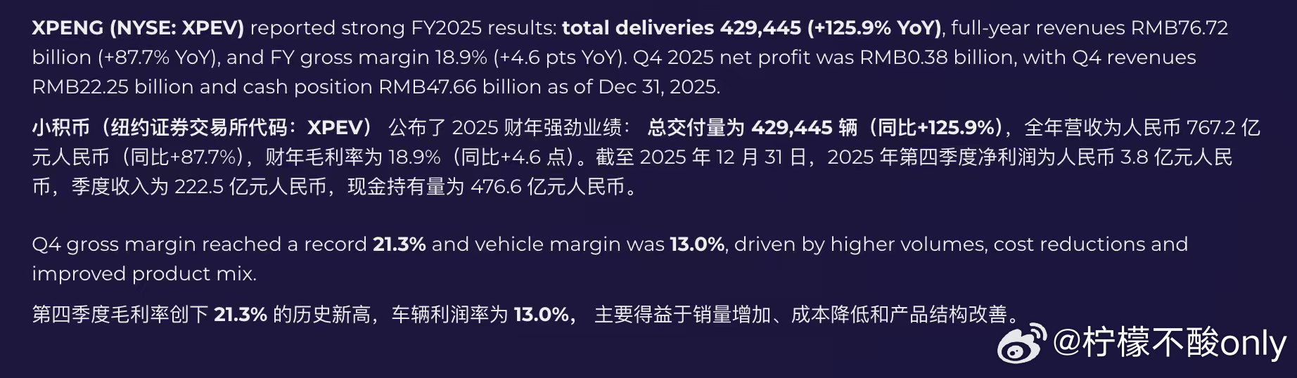 上午还有黑子造谣盈利几千万，现在打脸了吧！四季度盈利3.8亿，手持现金476.6