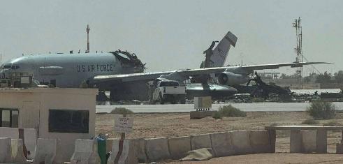 伊朗打开死亡天眼，导弹550公里距离精准命中，美军E-3大型预警机被炸成两半！伊