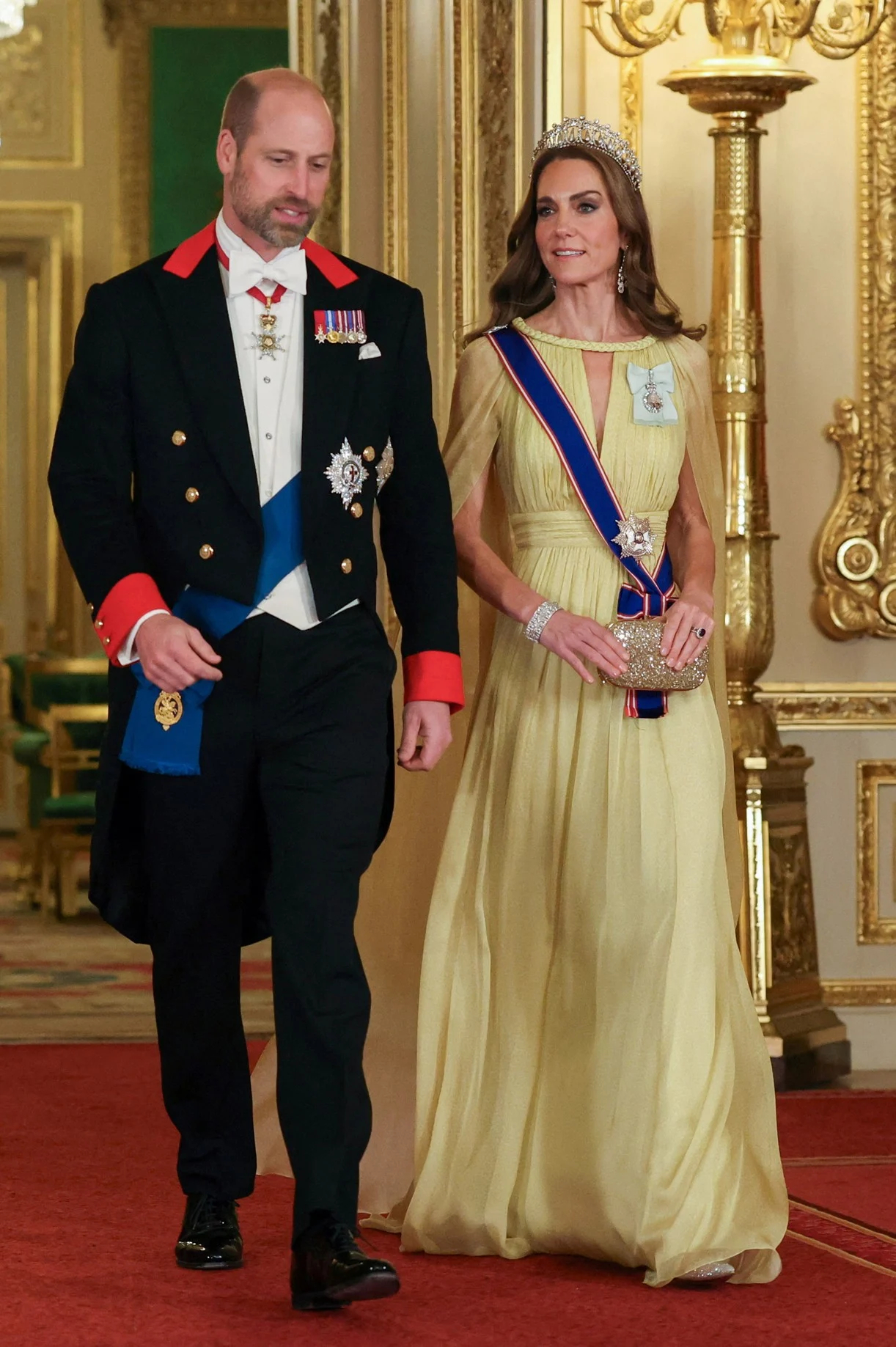 Kate Middleton和丈夫Prince William 20日在温莎城堡