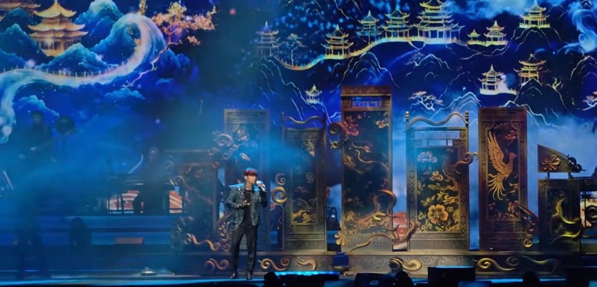周杰伦兰亭序后劲太大了演唱会现场奏响兰亭序的瞬间直接破防，笔墨山河藏在旋律里，国