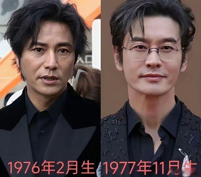 黄晓明与陈坤年龄相仿，76年陈坤和77年黄晓明，看着却差不少，晓明显年轻，不知他