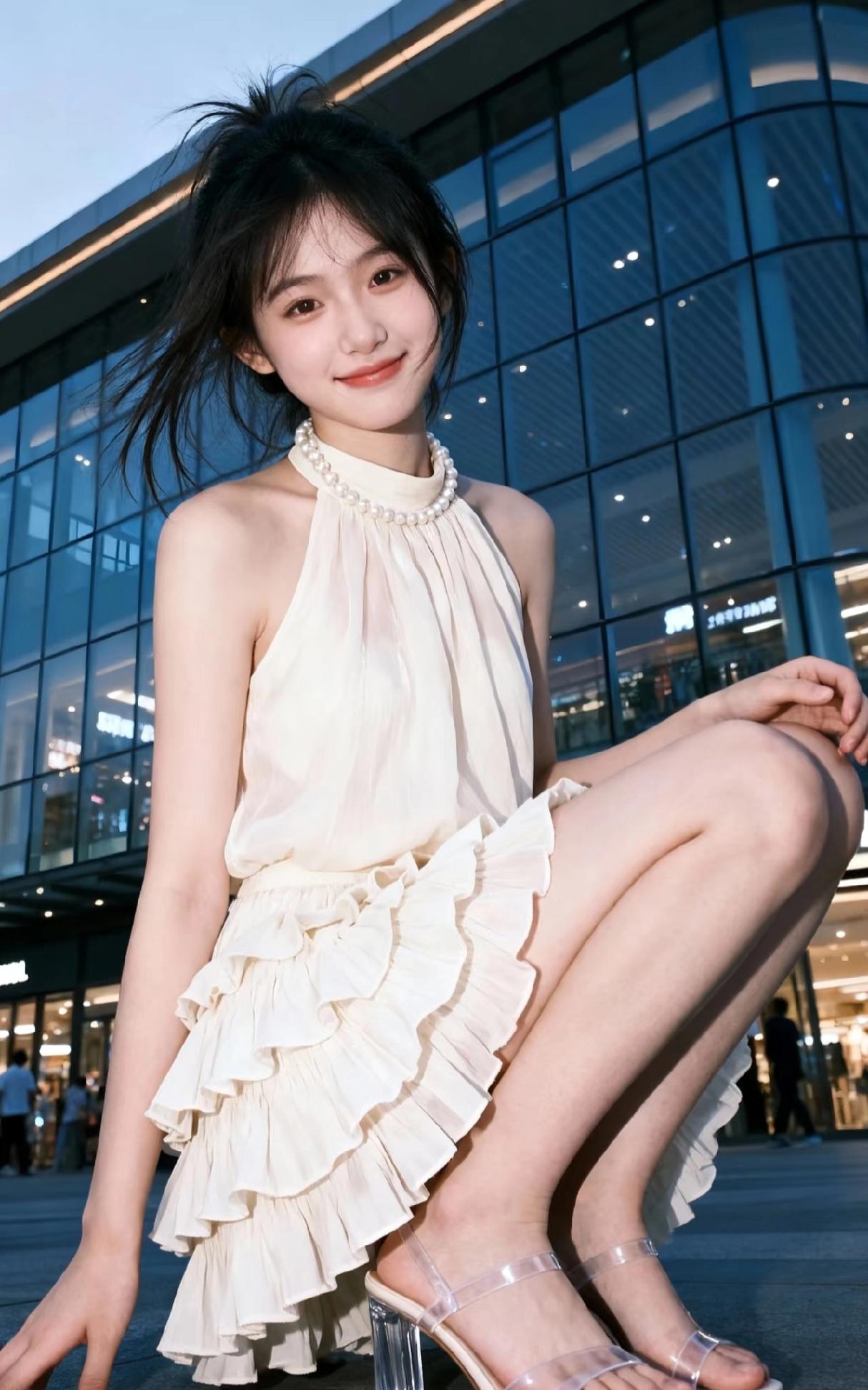 光之影
轻纱拂面，笑语盈盈。