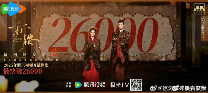 恭喜《折腰》和《人生若如初见》首播取得亮眼热度！两部古装大剧同日开播却各具特色，