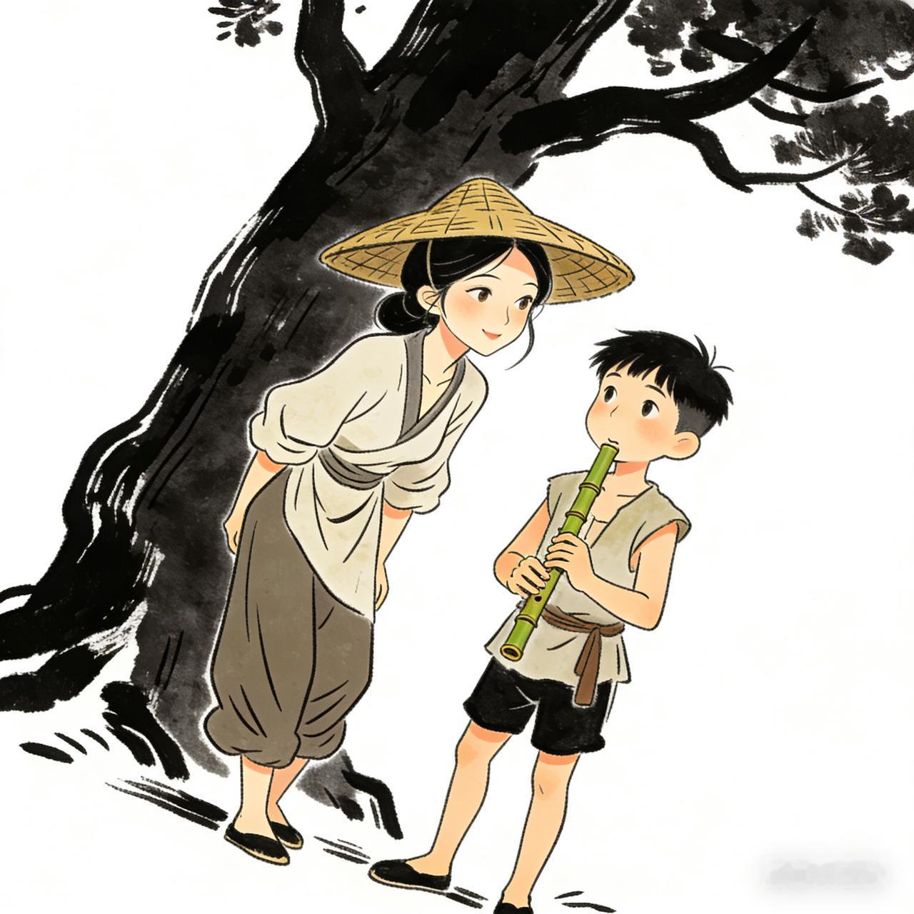 在一个与世隔绝的小山村里，美女是很少见的，但毕竟还有一个。少妇银桃算得上是个美人