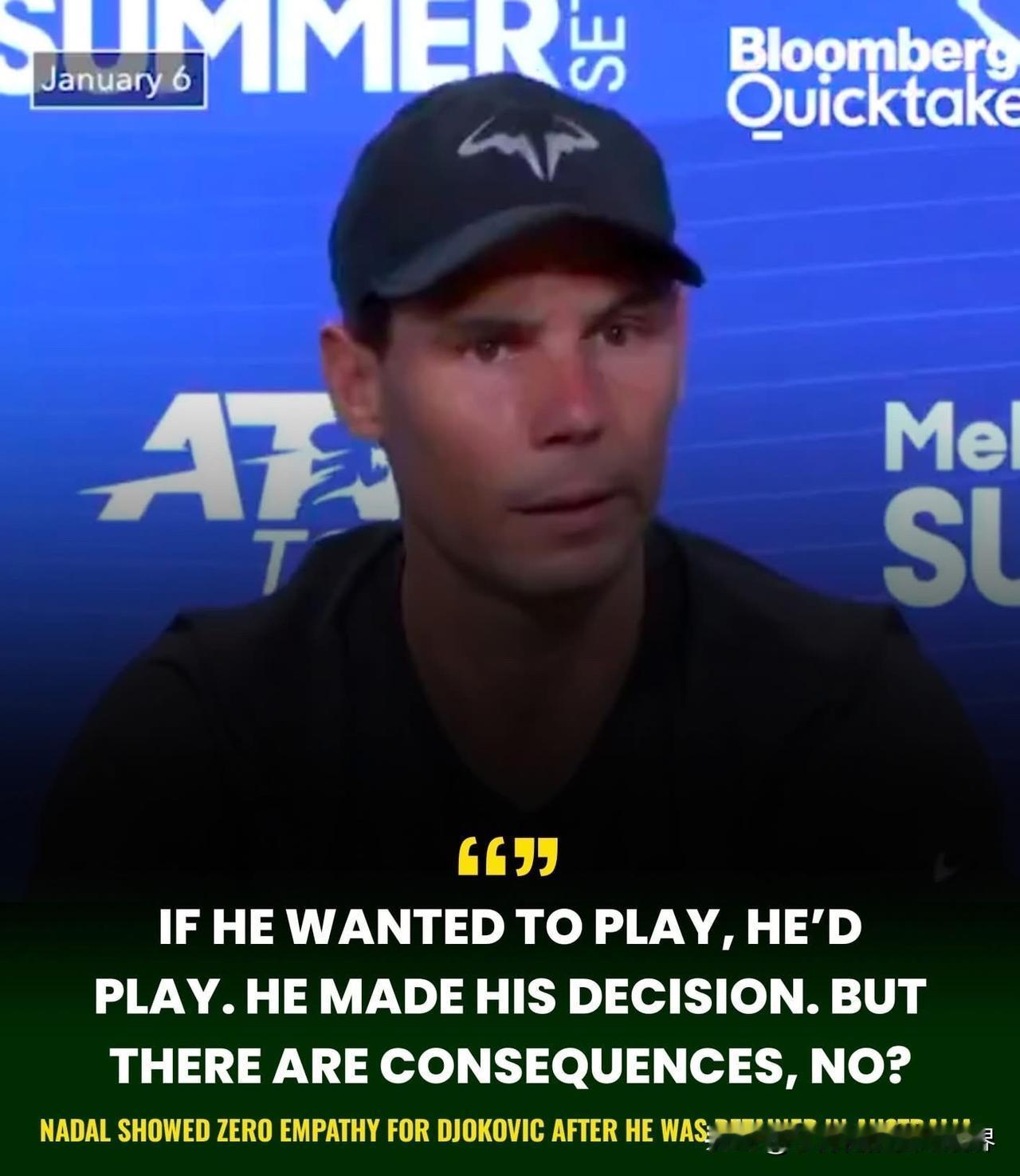 当尊重缺席——历史给出了回应

那一刻让网球迷们震惊——当纳达尔在澳大利亚拘留风