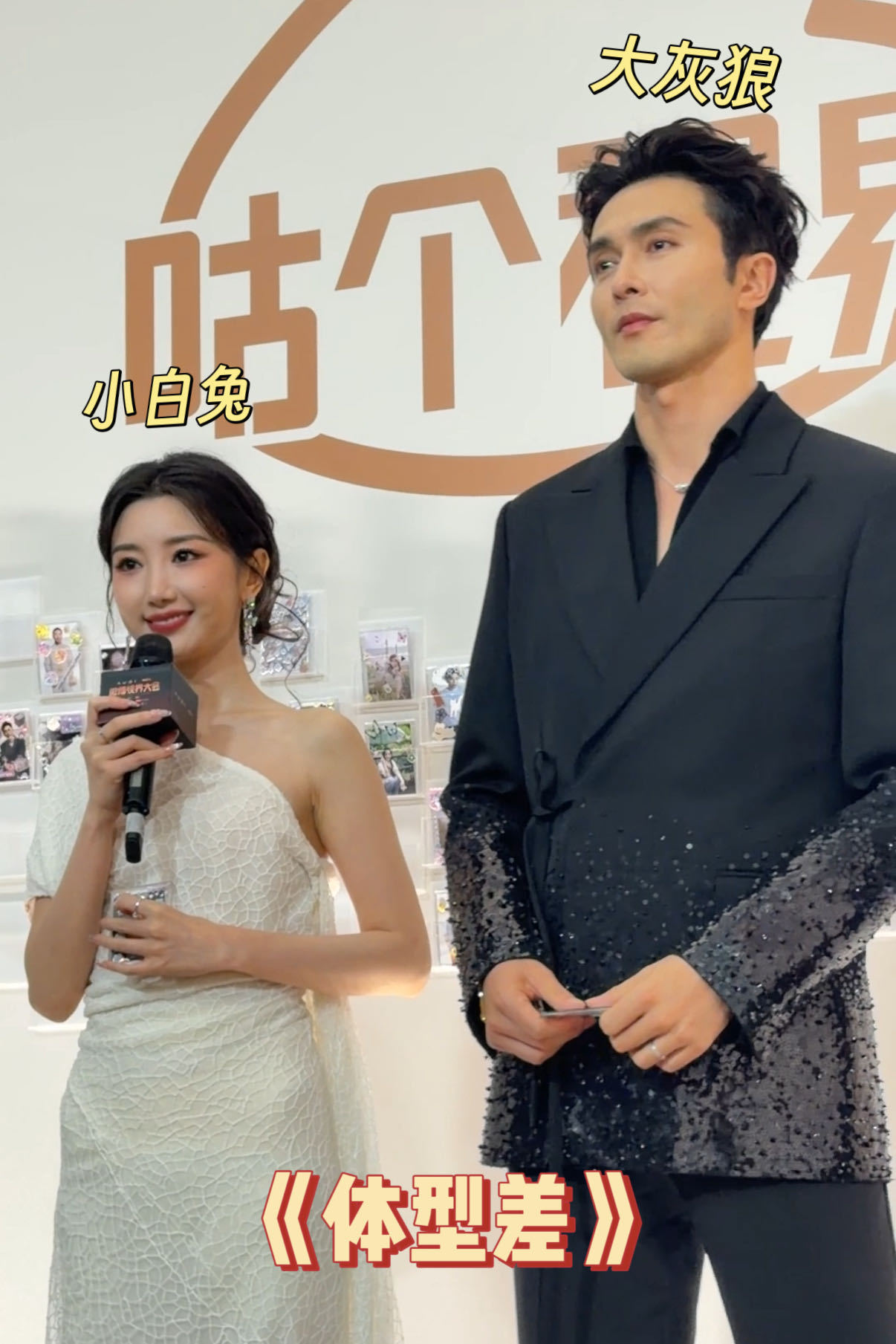 高伟光毛晓彤 大灰狼与小白兔高伟光的气场×毛晓彤的甜软 = 顶配“狼兔CP”！这