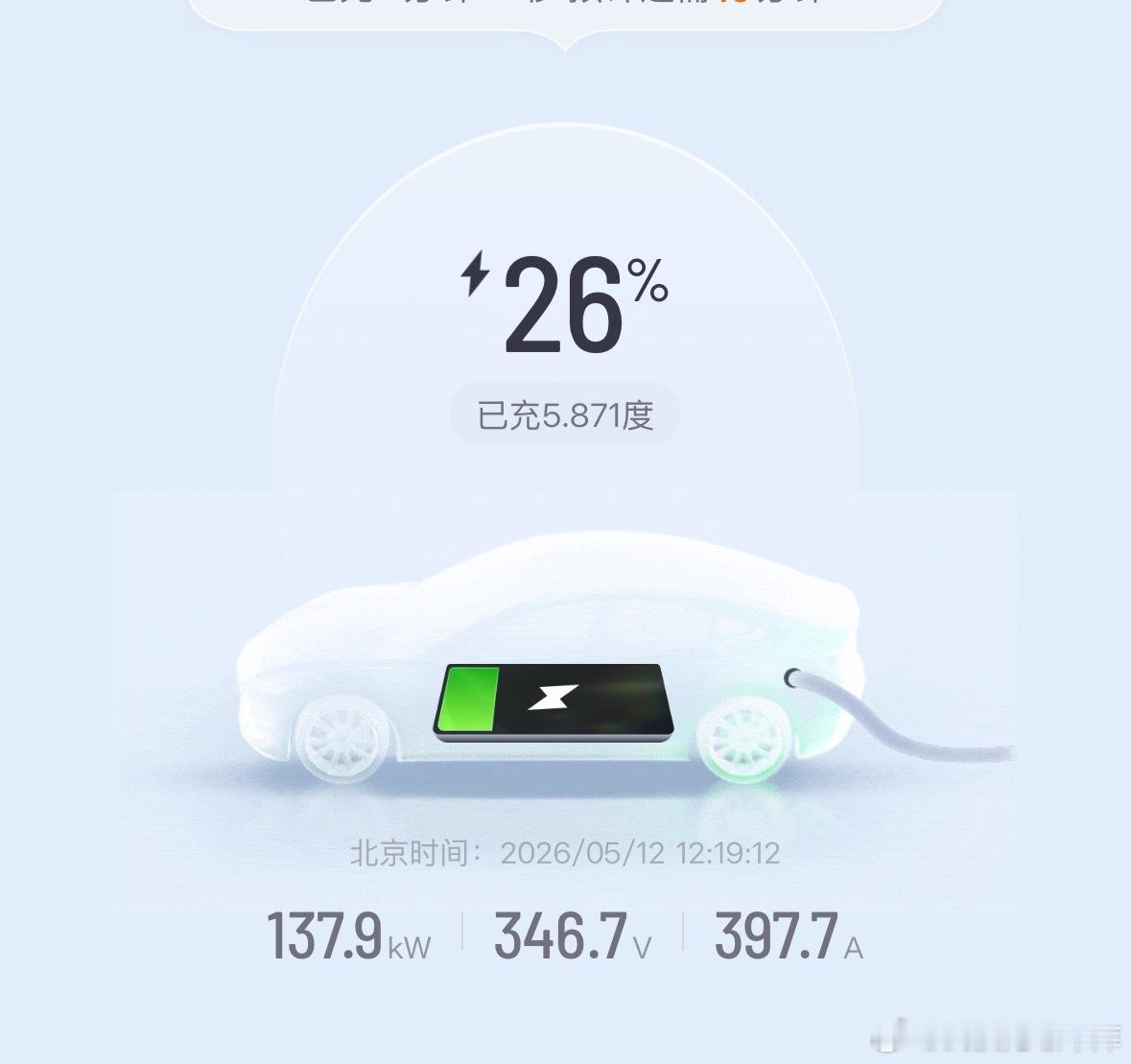 怼满了 不慌了扎扎实实体会到续航掉到10%的焦虑之前我开收的电车 经常个位数续航