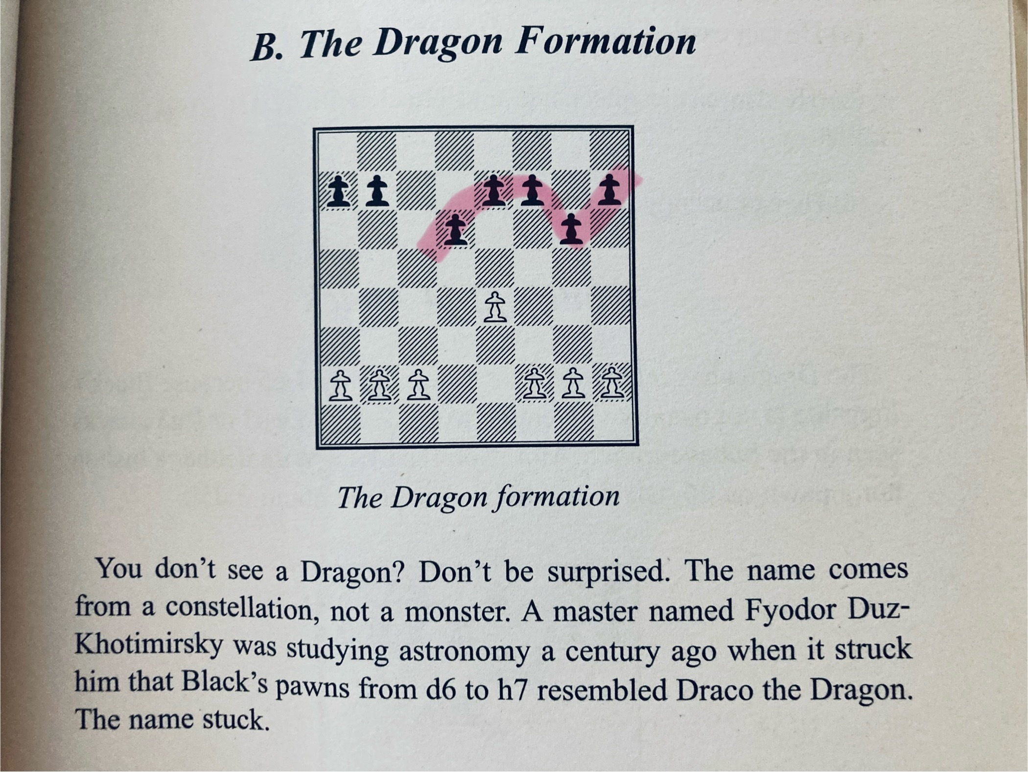 西西里防御龙式变例，龙在哪里？别急，棋盘上没有🐉，只是一位兼修天文学、同时想象